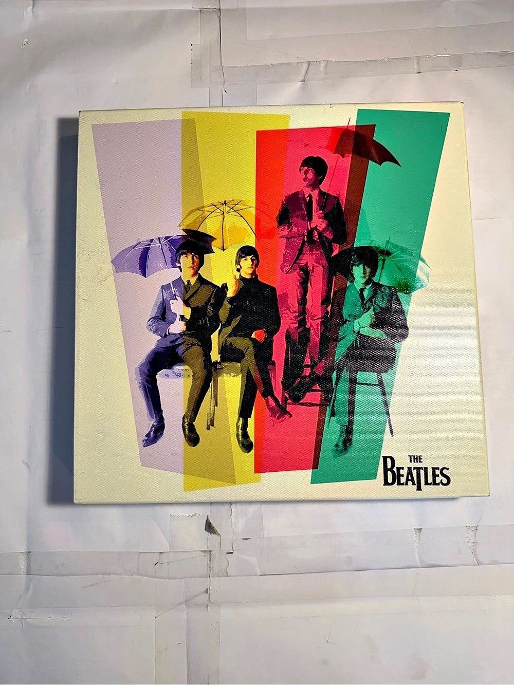 The Beatles Color Block Wall Art